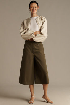 Exquise Belted Culotte Pants