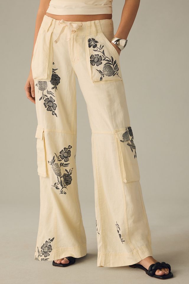 bloomingprint Beach Cargo Pants #1