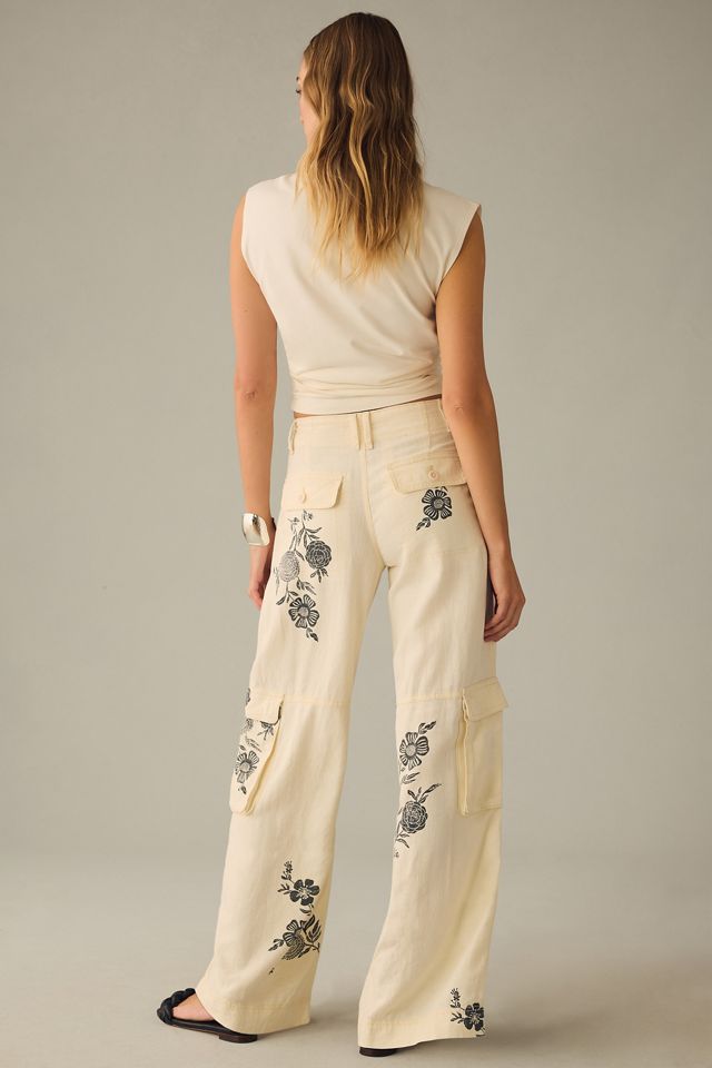 bloomingprint Beach Cargo Pants #2
