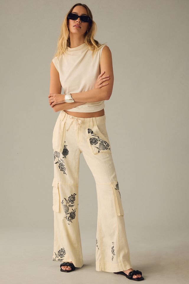bloomingprint Beach Cargo Pants #3