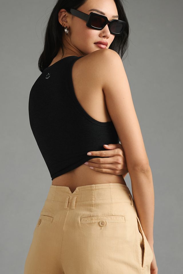 Maeve Remi Wide-Leg Crop Chino Pants #4