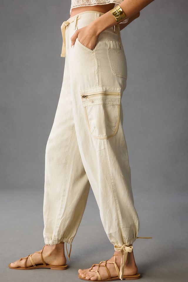 WAYF Drawstring Cargo Pants  Anthropologie Singapore - Women's Clothing,  Accessories & Home