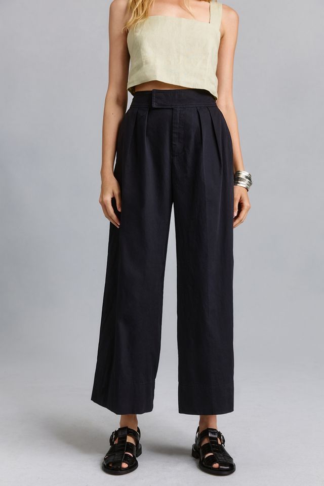 By Anthropologie Pleated Poplin Trousers #2