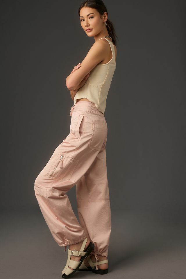 ハ*ニ様 openyy ROSE PARACHUTE PANTS KHAKI ハ*ニ様 openyy ROSE PARACHUTE PANTS KHAKI openyy 正規品 ROSE