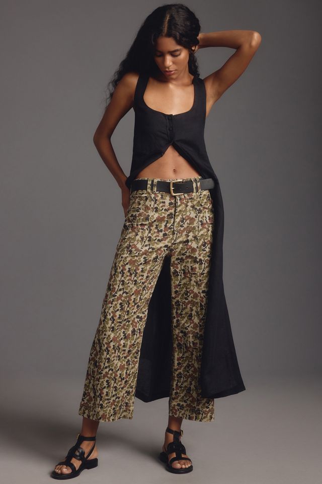 High-Rise Wide-Leg Pants