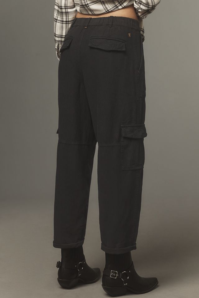 Pilcro Slim Linen Beach Cargo Pants #3