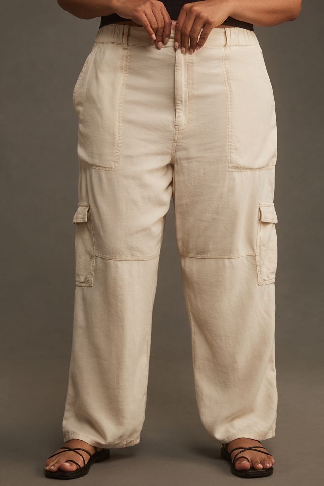 Pilcro Slim Linen Beach Cargo Pants #5