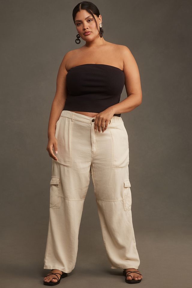 Pilcro Slim Linen Beach Cargo Pants #4
