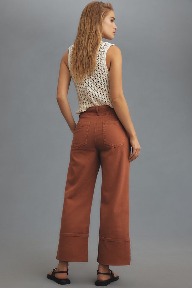 Pilcro Relaxed Cuffed Pants | Anthropologie