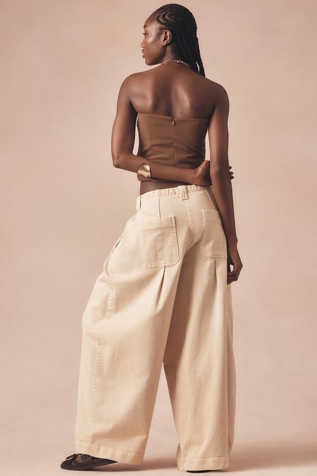 Pilcro Pull-On Parachute Trouser Pants #3