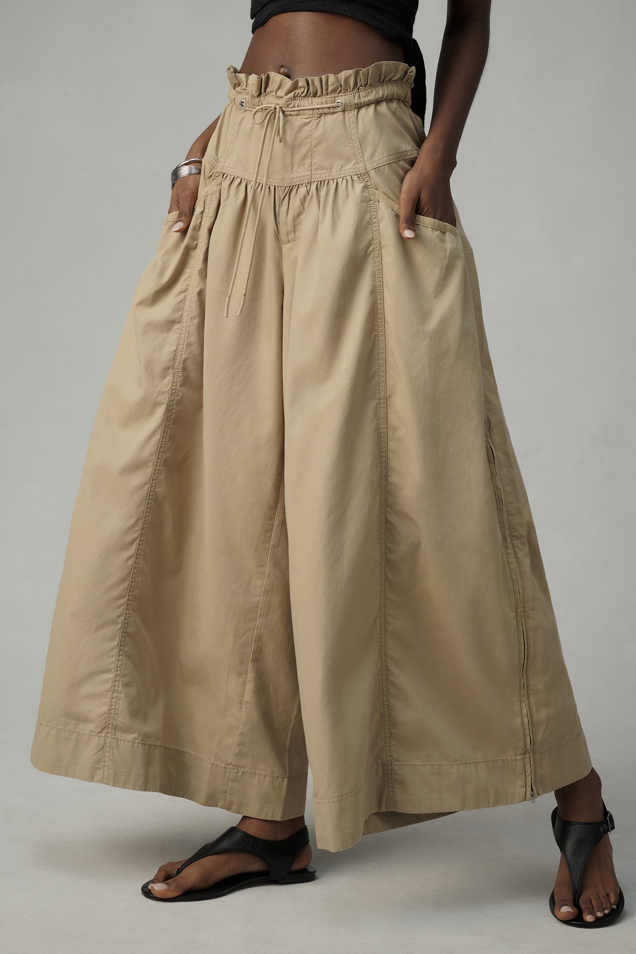 By Anthropologie Volume Wide-Leg Pants