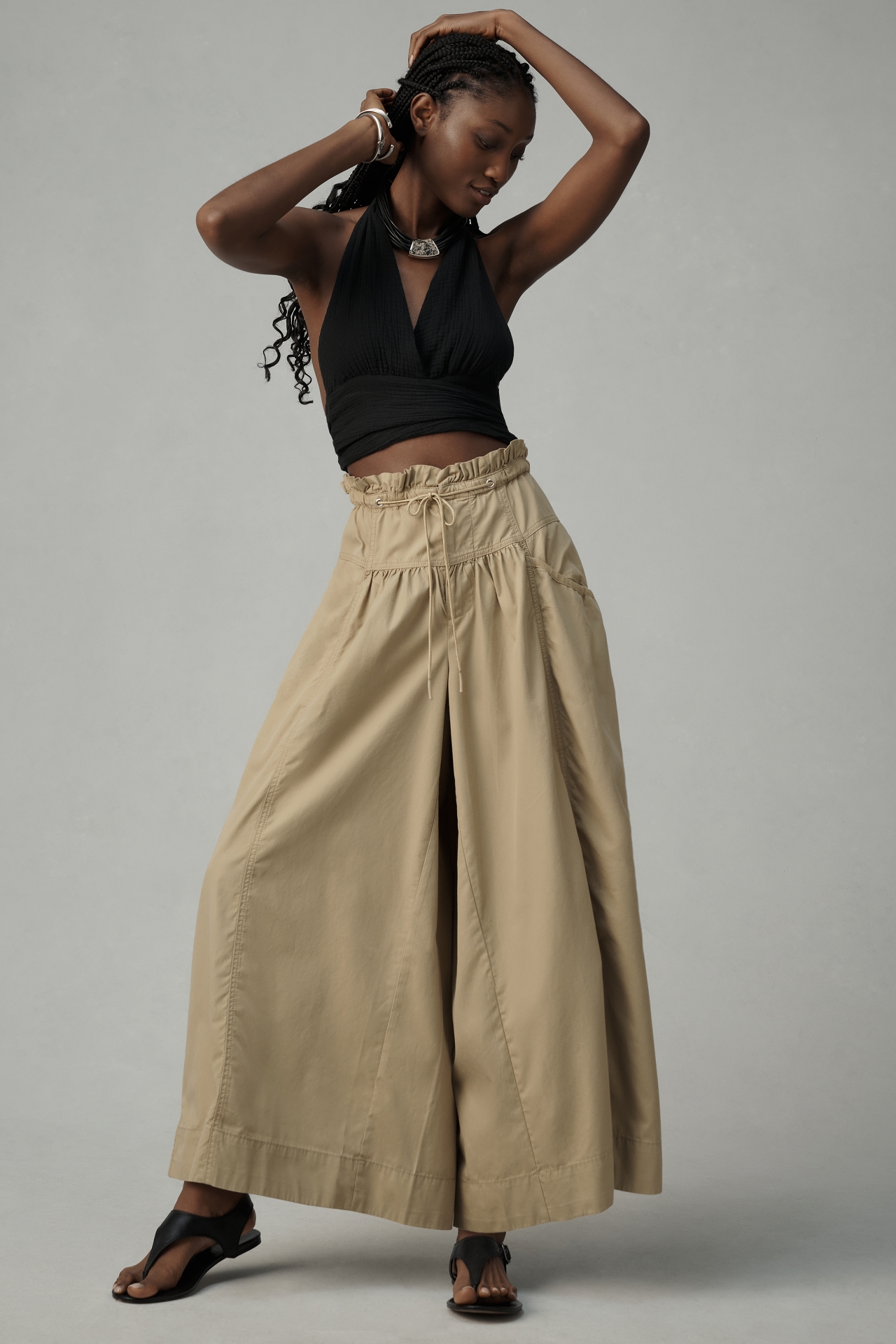 By Anthropologie Volume Wide-Leg Pants