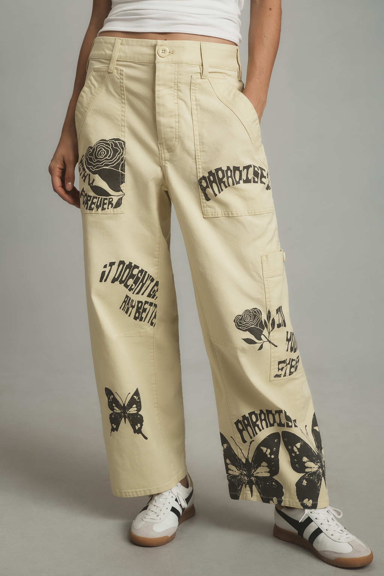 The Millie Low-Slung Barrel Pants by Pilcro: Allison Marie Garcia