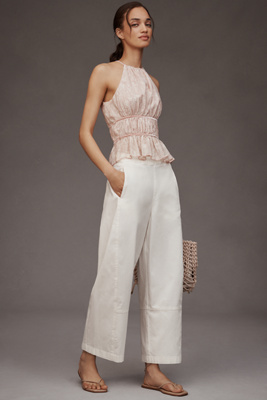 PILCRO THE IZZIE RELAXED PULL-ON BARREL PANTS BY PILCRO 