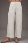 The Izzie Relaxed Pull-On Barrel Pants by Pilcro