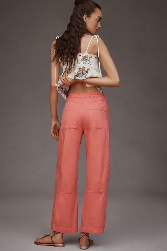 Anthropologie PilcroのIzzieリラックスプルオンバレルパンツ The Izzie Relaxed Pull-On Barrel Pants by Pilcro | Anthropologie