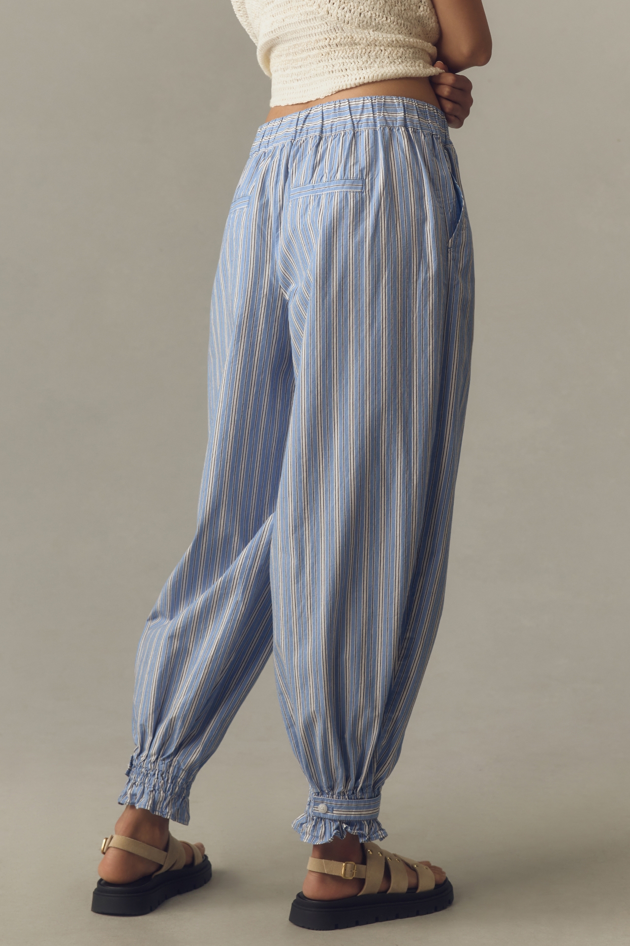 By Anthropologie Striped Pajama Pants