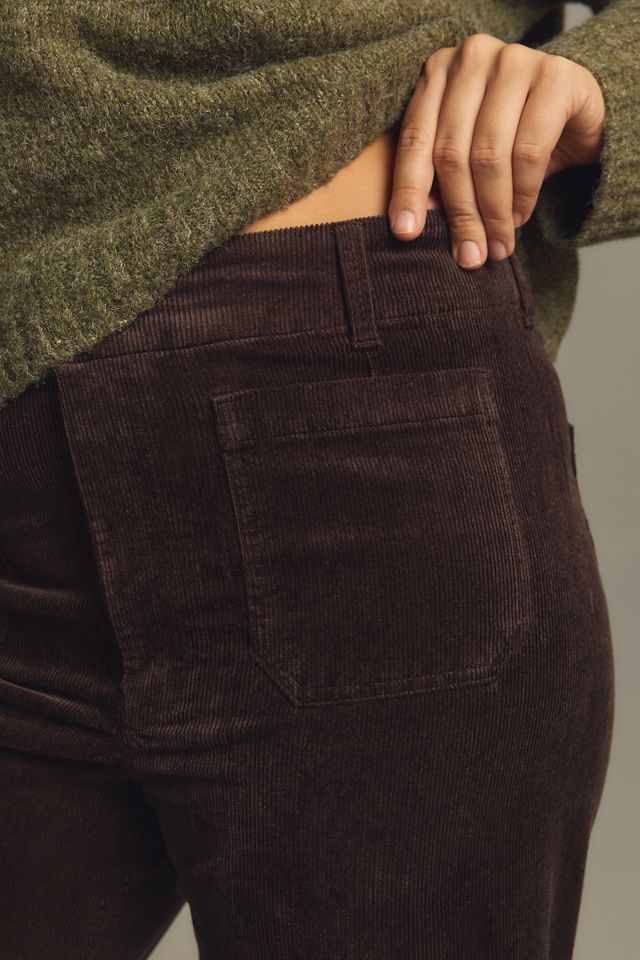 The Colette Corduroy Crop Wide-Leg Pants by Maeve #7