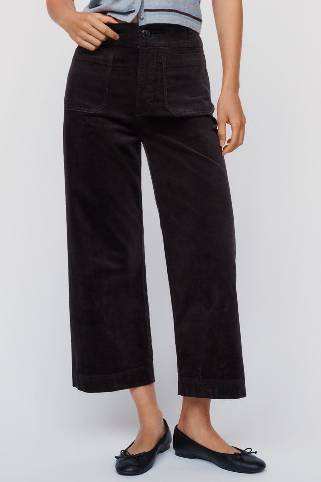 Maeve Colette Corduroy Crop Wide-Leg Pants #2