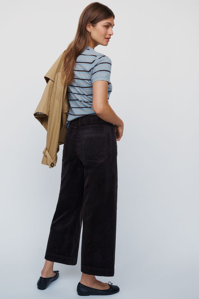 Maeve Colette Corduroy Crop Wide-Leg Pants #3