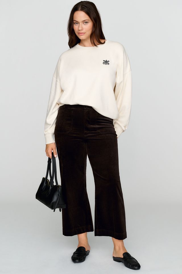 Maeve Colette Corduroy Cropped Wide Leg Pants #5