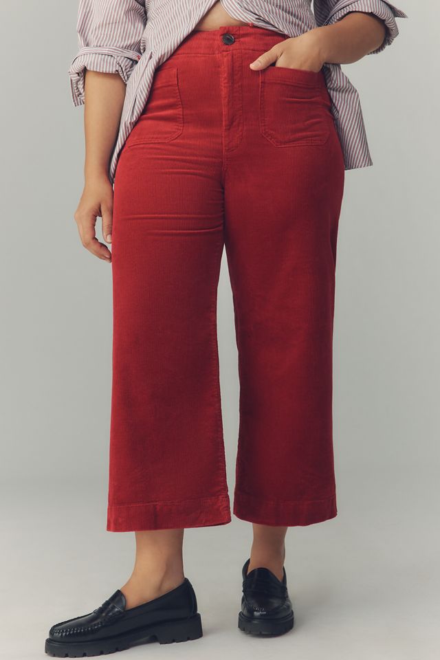 I Pantaloni Cropped a Gamba Larga Colette di Maeve: Edizione in Velluto a Coste #5