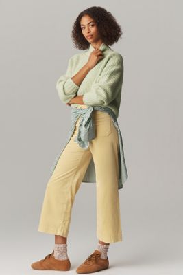 Le Pantalon Large Raccourci Colette par Maeve : Édition Velours Côtelé