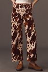 The Colette Cropped Wide-Leg Pants by Maeve: Corduroy Edition