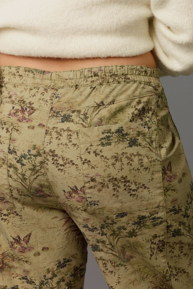 The Izzie Relaxed Pull-On Barrel Pants by Pilcro: Printed Edition #7