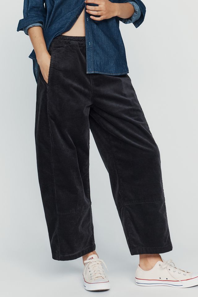 Le Pantalon Barrel Décontracté Pull-On Izzie par Pilcro : Édition Velours Côtelé #1