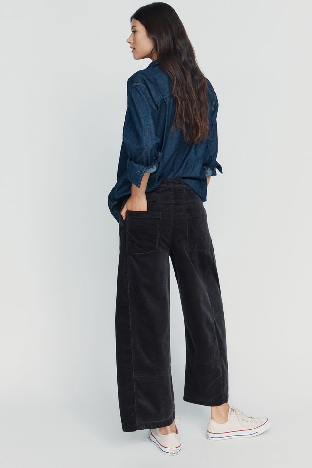 Le Pantalon Barrel Décontracté Pull-On Izzie par Pilcro : Édition Velours Côtelé #4