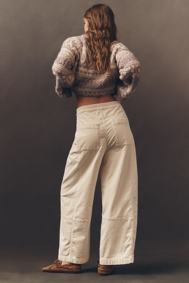 The Izzie Relaxed Pull-On Barrel Pants by Pilcro: Corduroy Edition #3