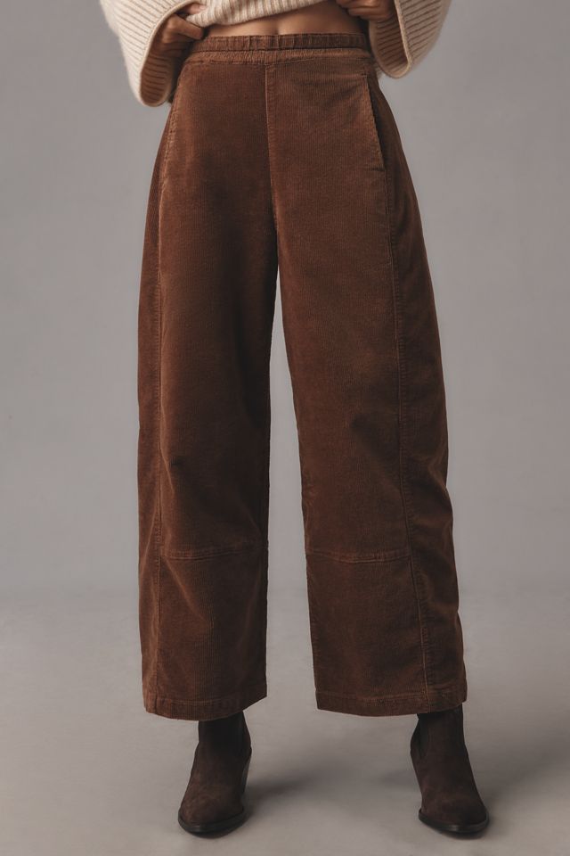 The Izzie Relaxed Pull-On Barrel Pants by Pilcro: Corduroy Edition ...
