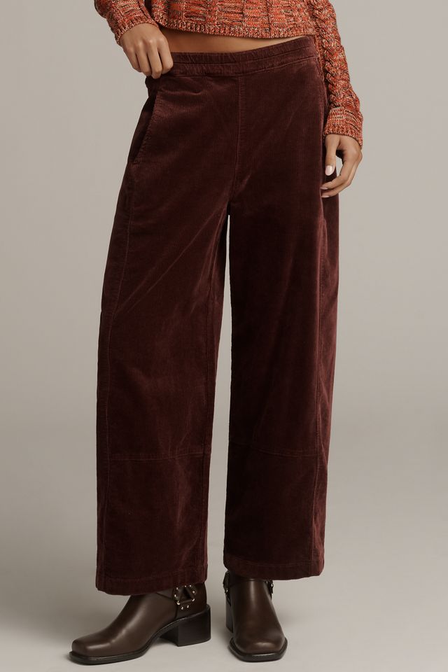 The Izzie Relaxed Pull-On Barrel Pants by Pilcro: Corduroy Edition #1