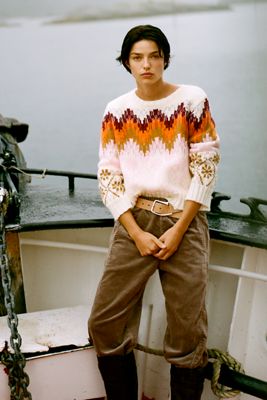 Pilcro Izzie Relaxed Corduroy Pull-On Barrel Pants