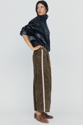 Pilcro Izzie Relaxed Corduroy Pull-On Barrel Pants
