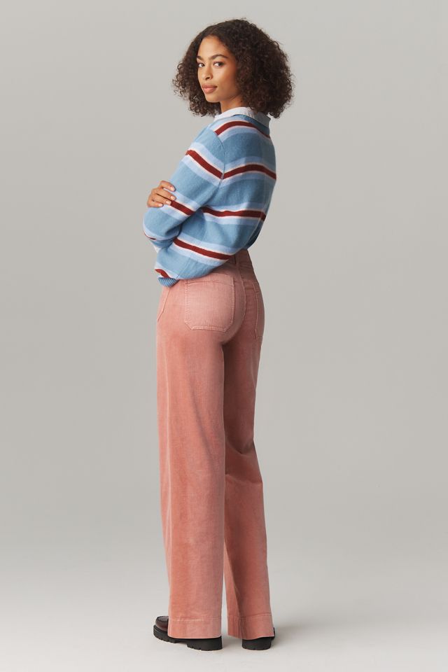 The Colette Corduroy Full-Length Wide-Leg Pants by Maeve #2