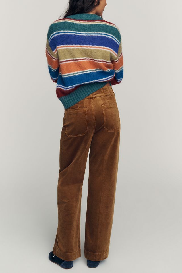 Maeve Colette Corduroy Full Length Wide Leg Pants #3