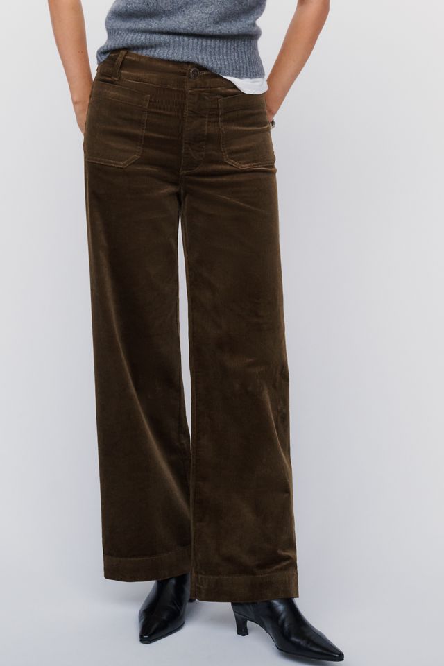 Maeve Colette Corduroy Full Length Wide Leg Pants #4