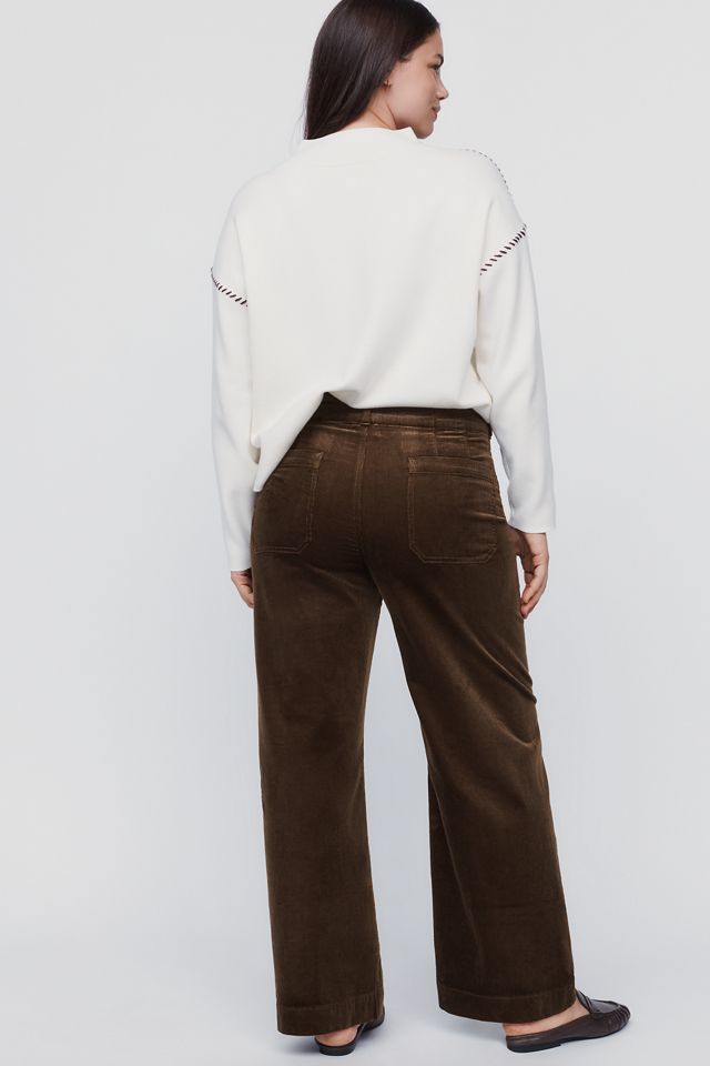 Maeve Colette Corduroy Full Length Wide Leg Pants #7