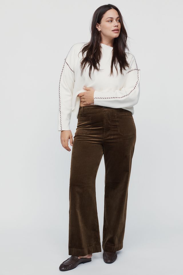 Maeve Colette Corduroy Full Length Wide Leg Pants #5