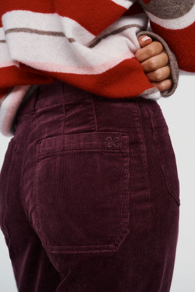 The Colette Full-Length Wide-Leg Trousers by Maeve: Corduroy Edition #2