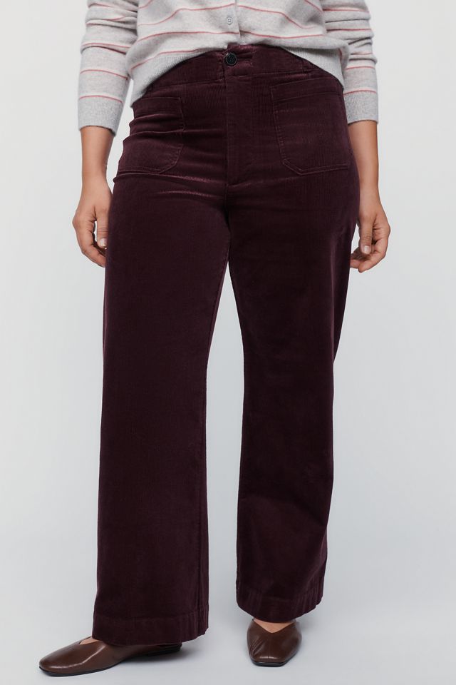 The Colette Full-Length Wide-Leg Trousers by Maeve: Corduroy Edition #5