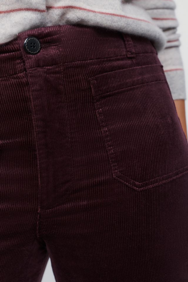The Colette Full-Length Wide-Leg Trousers by Maeve: Corduroy Edition #6