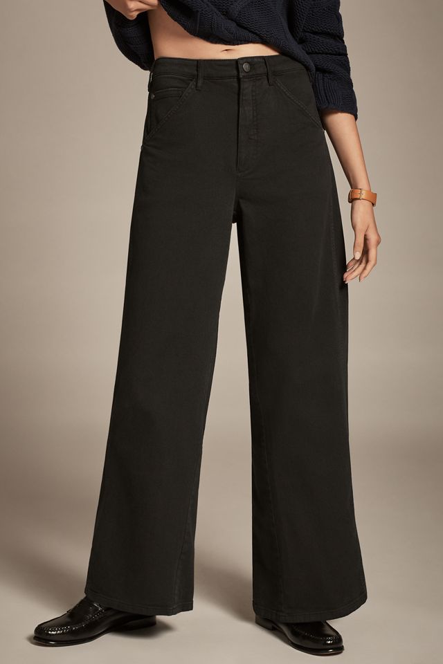 Pilcro Relaxed Elastic-Back Wide-Leg Pants #1