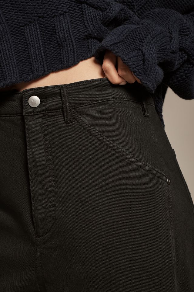 Pilcro Relaxed Elastic-Back Wide-Leg Pants #3