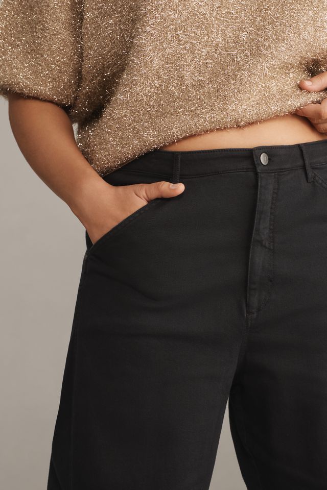 Pilcro Relaxed Elastic-Back Wide-Leg Pants #7