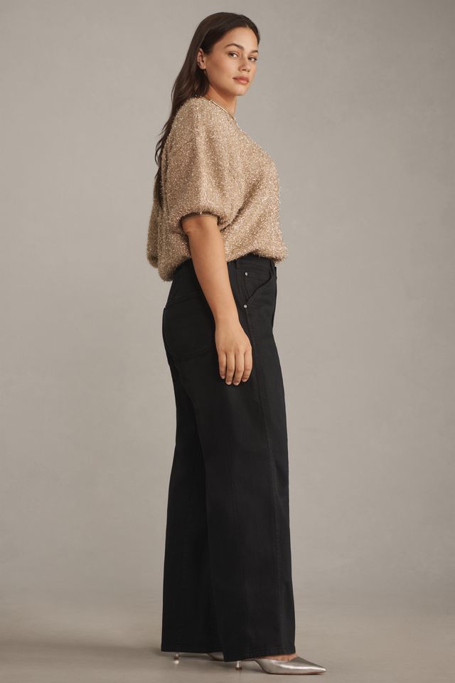 Pilcro Relaxed Elastic-Back Wide-Leg Pants #8