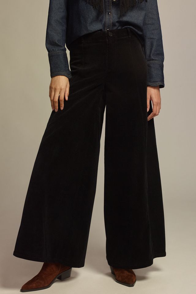 By Anthropologie Shine Corduroy Palazzo Pants  #1