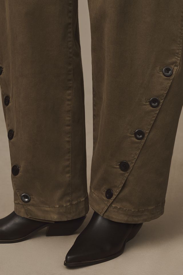 Maeve Tailored Button Barrel Pants #3